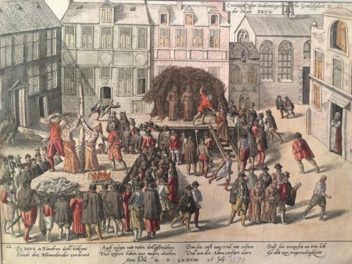 Bruges Monks Executed for Sodomy Illustration